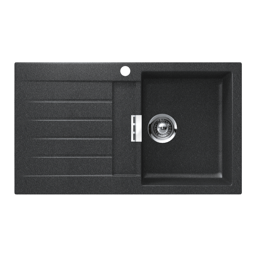 Signus Magma Single Bowl & Drainer Sink