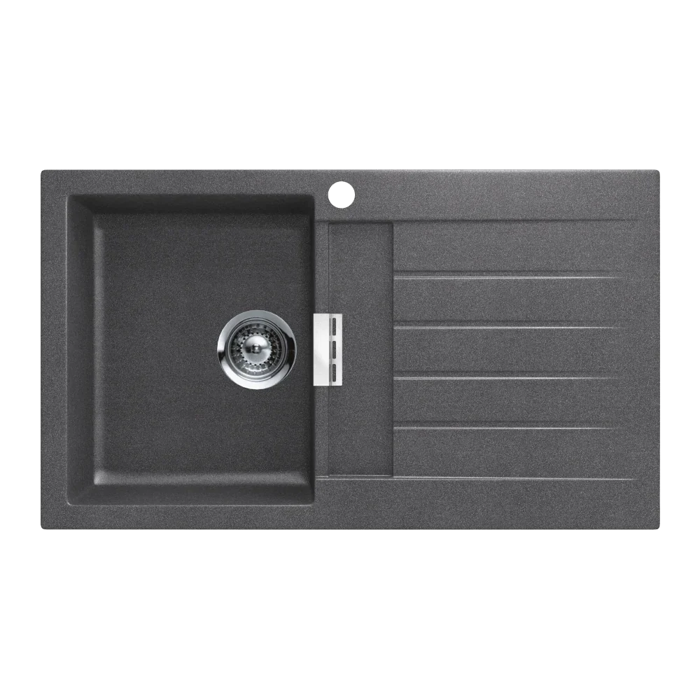 Signus Stone Single Bowl & Drainer Sink
