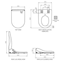 Aqua Intelligent Bidet Seat (Side Inlet)