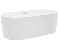 Elisi Freestanding Bath with Integrated Overflow