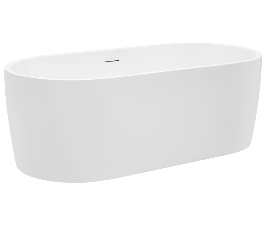 Elisi Freestanding Bath with Integrated Overflow