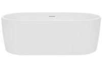 Elisi Freestanding Bath with Integrated Overflow