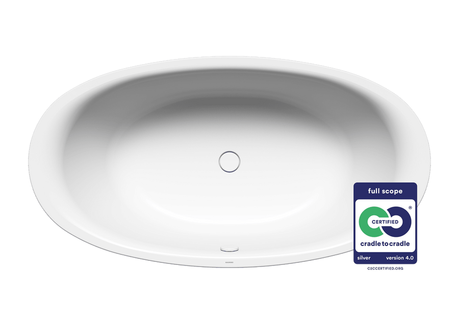Ellipso Duo Oval Built in Bathtub