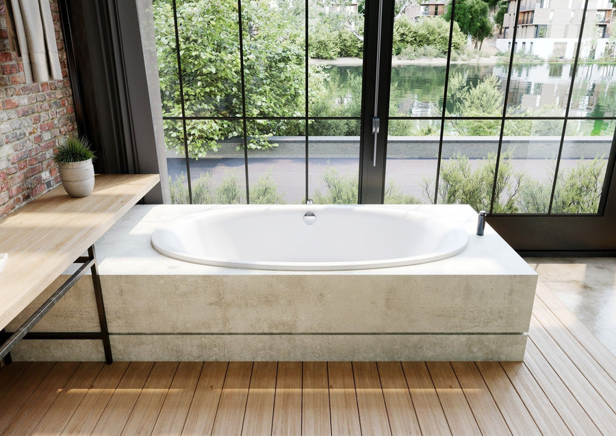 Ellipso Duo Oval Built in Bathtub