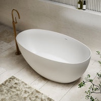 Egg Shell Freestanding Bath