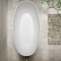 Egg Shell Freestanding Bath