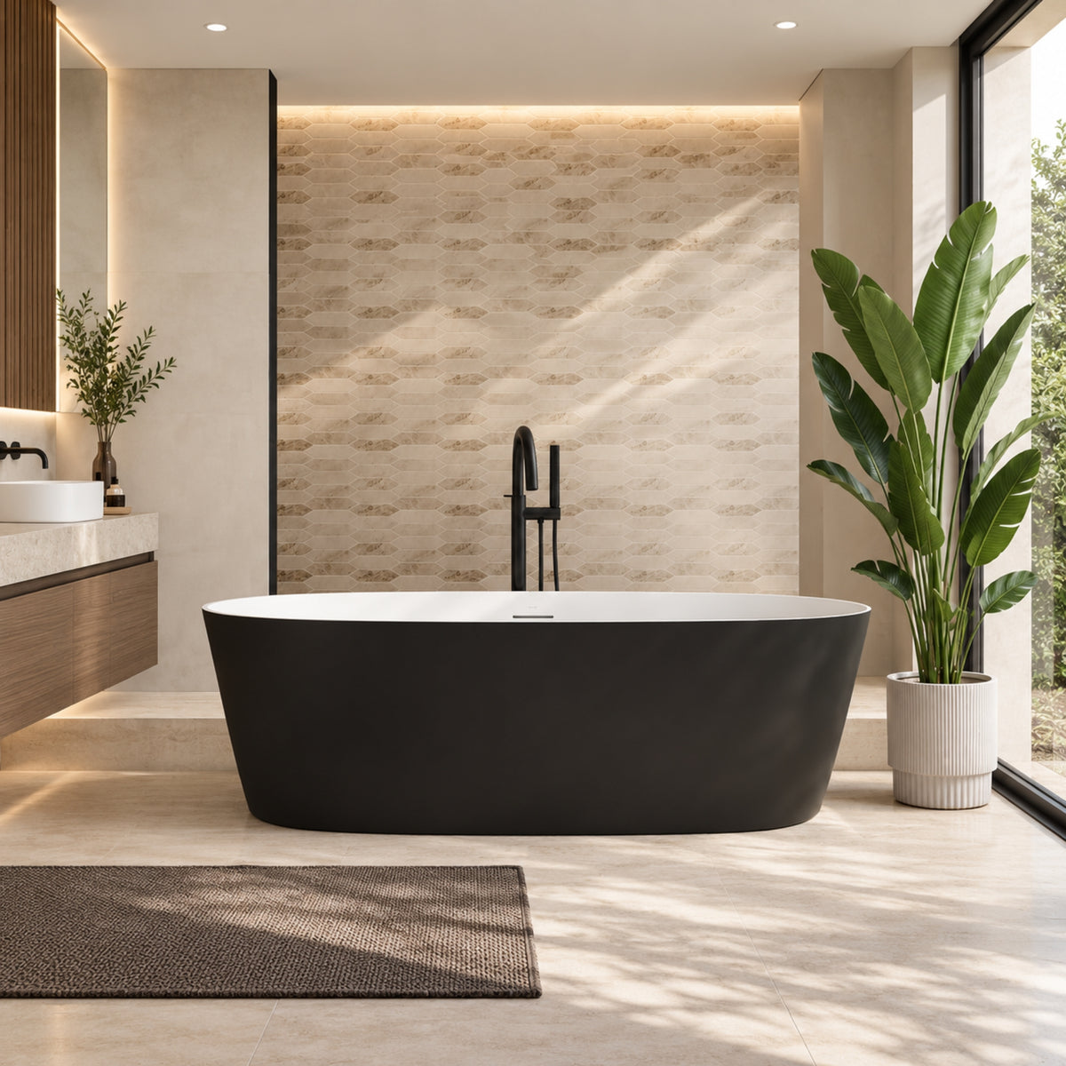 Elinea Freestanding Bath - Overflow