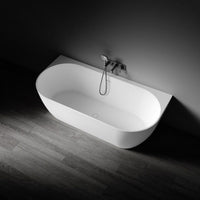 Eleni Back To Wall Stone Bath