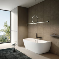 Eleni Back To Wall Stone Bath