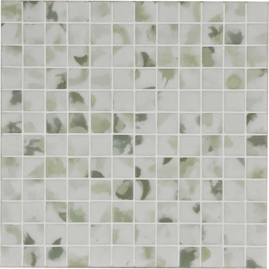 Aquarelle Blots Mosaic Pool Tile