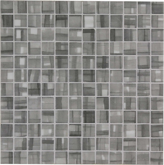Aquarelle Stripes Mosaic Pool Tile