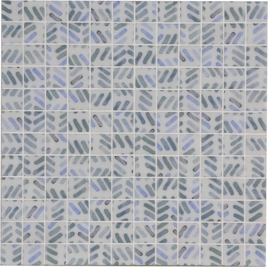 Aquarelle Strokes Mosaic Pool Tile