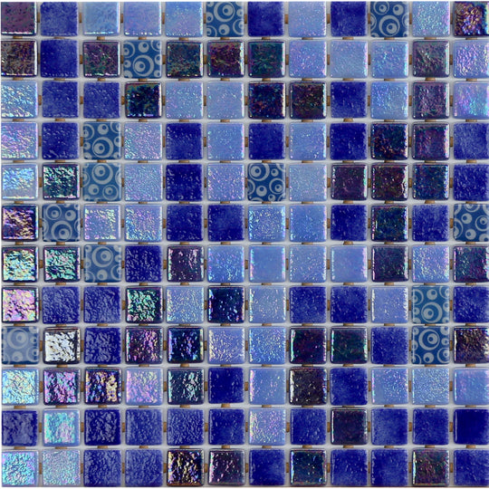 Topping Blue Berries Pool Mosaic