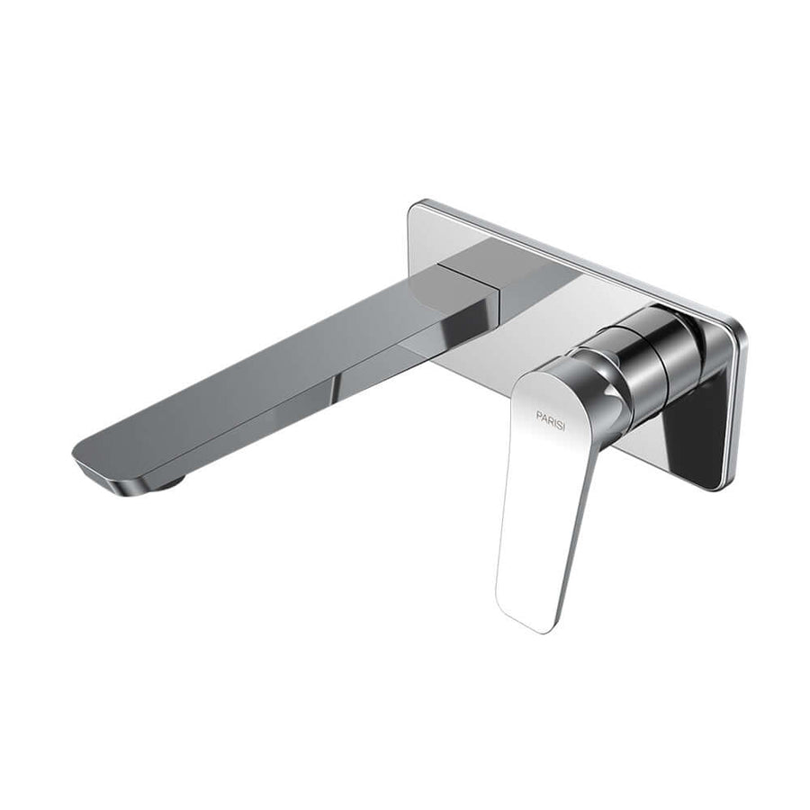 Float Wall Mixer with 180mm Spout on Backplate