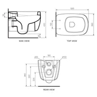 Mono Wall Hung Pan