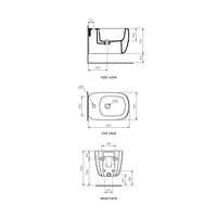 Mono Wall Hung Bidet