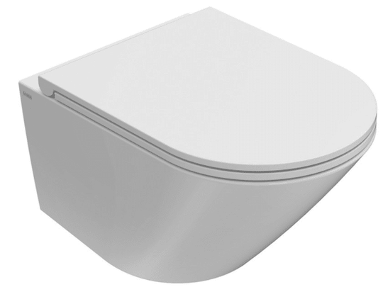 Forty3 SENZABRIDA® Wall Hung Pan & Soft Close Seat