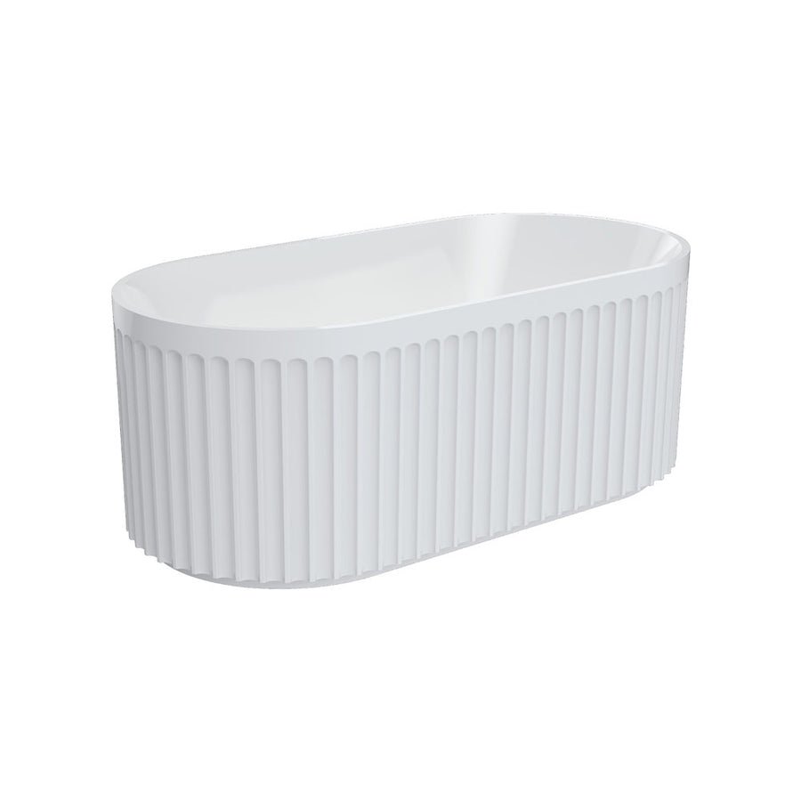 Eleanor Fluted Freestanding Acrylic Bath