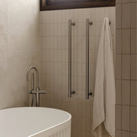 Vivid Slimline Floor Mounted Bath Mixer with Hand Shower