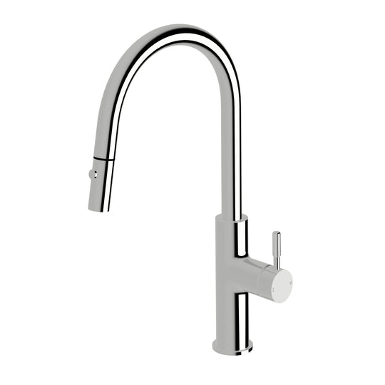 Sussex Virgo Sink Mixer Pull Out Spray - Fluted