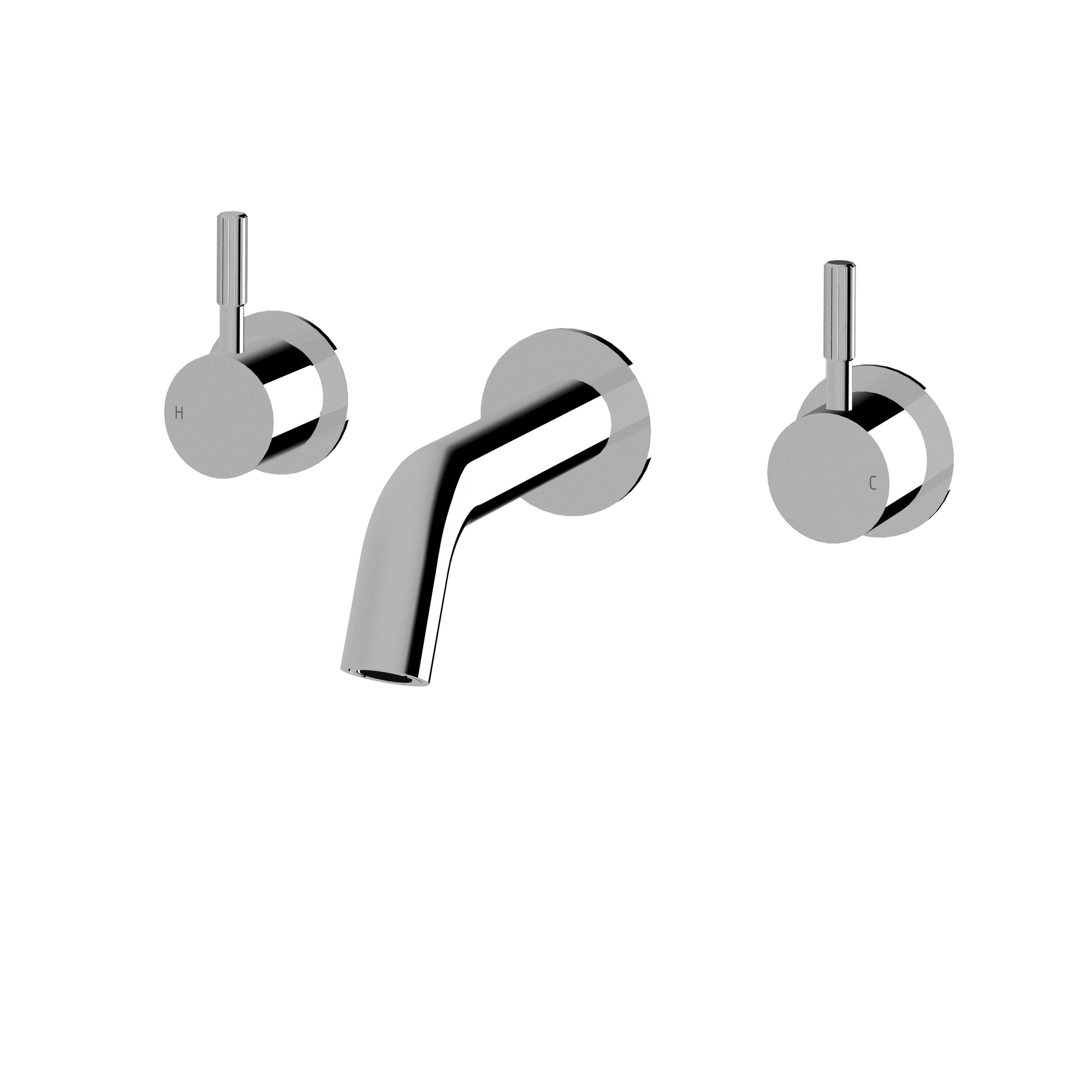 Sussex Virgo Wall Basin/Bath Set 150mm - Fluted