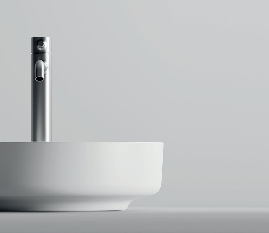 Form Circle Above Counter Basin
