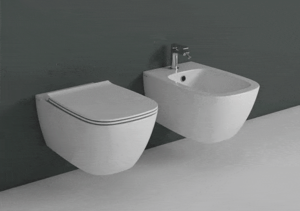 Genesis SENZABRIDA® Wall Hung Pan & Soft Close Seat