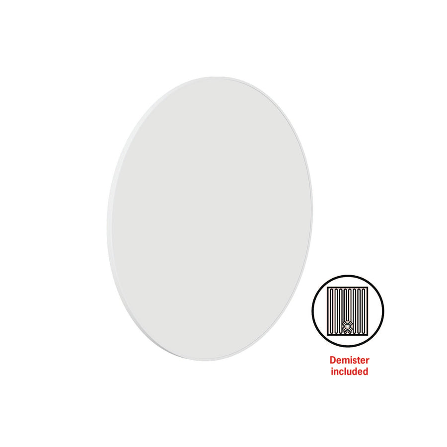 Georgia 900mmØ Round Framed Mirror with Mirror Demister