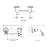 Hermitage Toilet Roll Holder