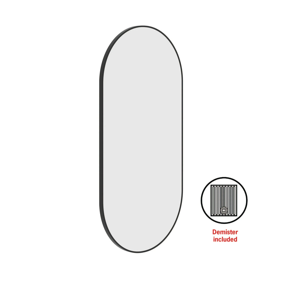 Havana Pill Framed Mirror with Demister