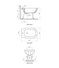 Hermitage Bidet By Parisi