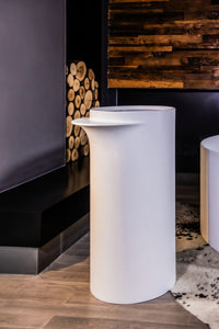 Crescent Mineral Stone Freestanding Basin