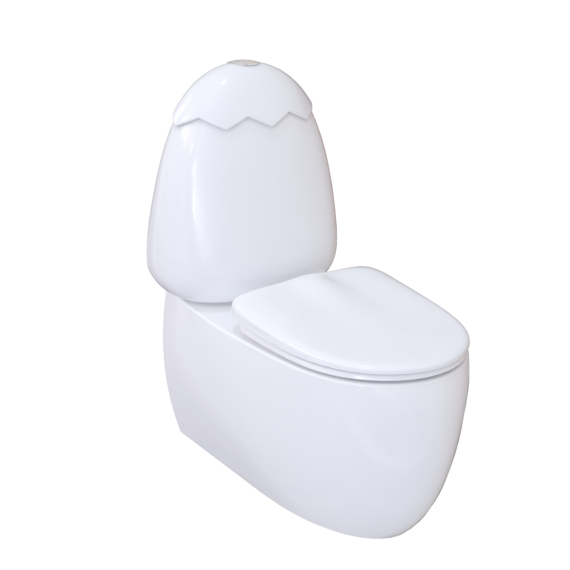 Egg Junior II Back To Wall Toilet Suite for Children