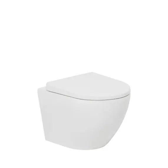 Gemelli Wall Hung Rimless Pan With Seat