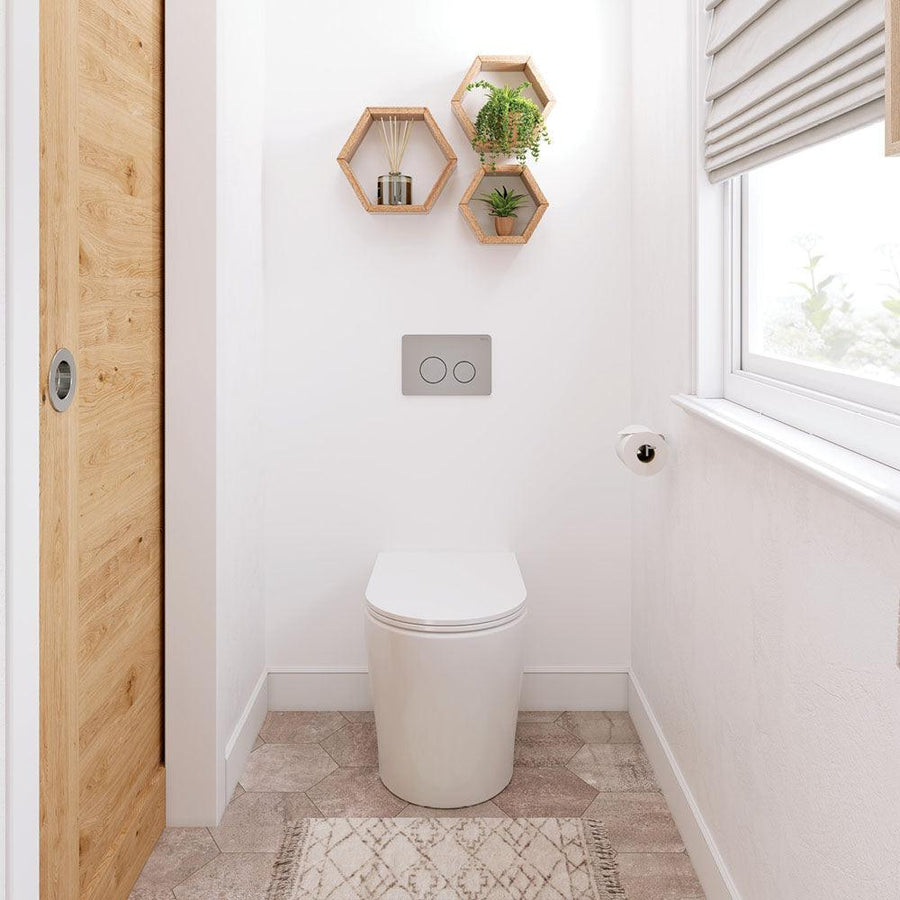 Isabella Wall-Faced Toilet Suite with Slim Seat