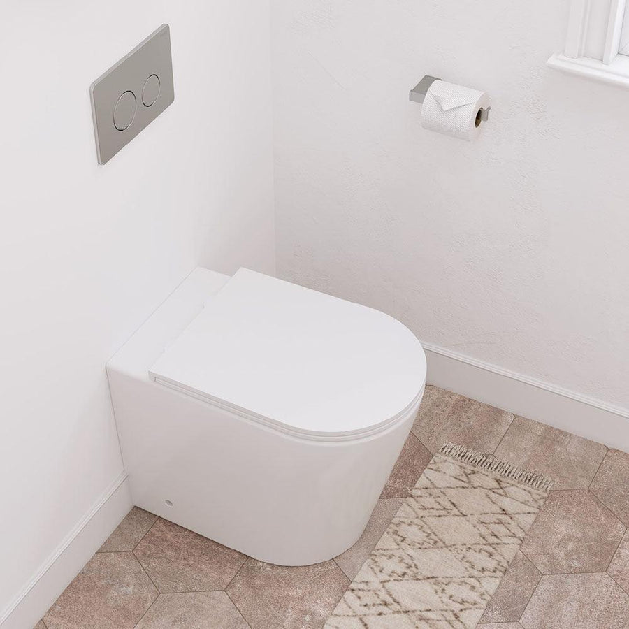 Isabella Wall-Faced Toilet Suite with Slim Seat