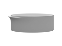 Crescent Oval Mineral Stone Freestanding Bath