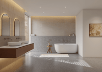 Nest Mineral Stone Corner Bath