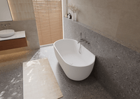 Nest Mineral Stone Back-to-Wall Bath