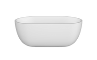 Nest Mineral Stone Back-to-Wall Bath