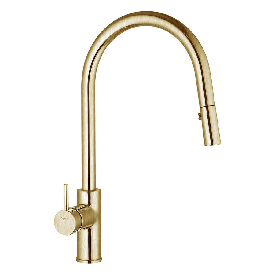 Grace Gooseneck Kitchen Mixer Pull