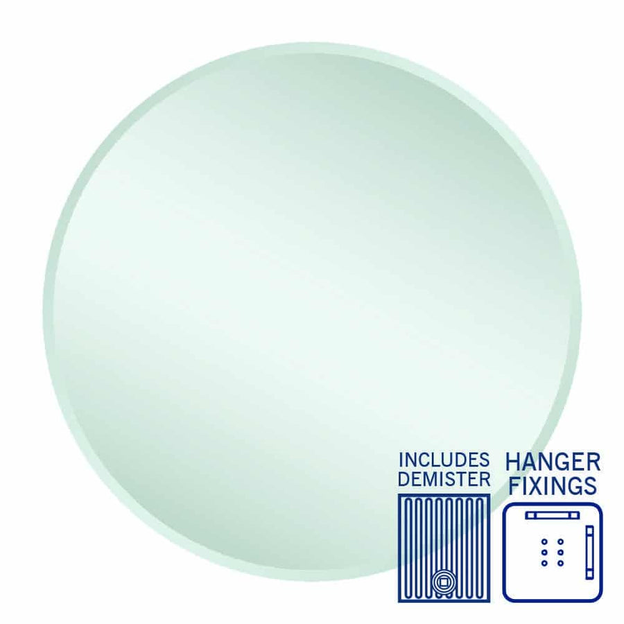 Kent Round Bevel 18mm Mirror with Demister