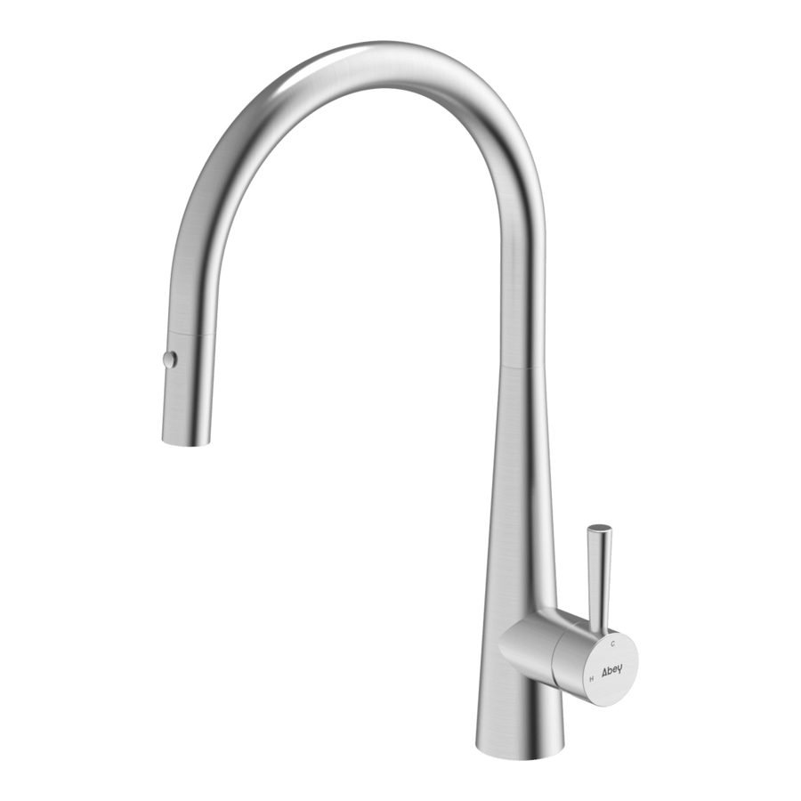 316 Gooseneck Pull Out Dual Spray Function Kitchen Mixer
