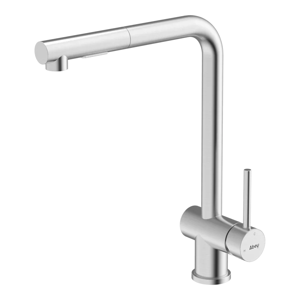 316 Squareneck Pull Out Stainless Steel Kitchen Mixer