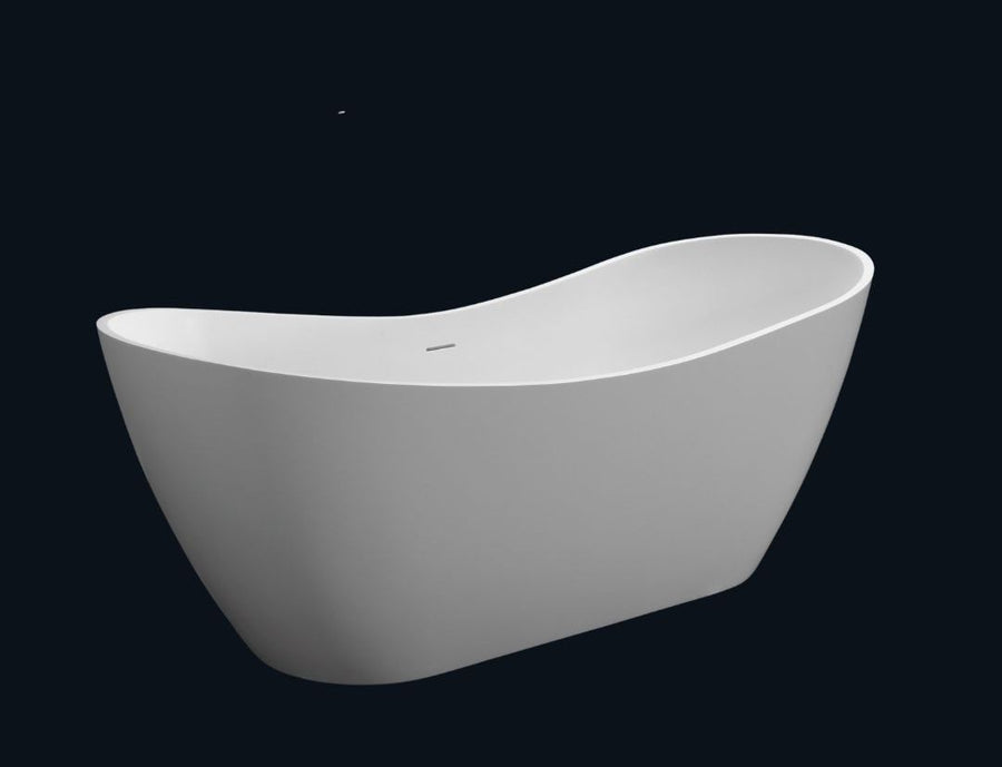 Kirsty VX14-1700 Freestanding Stone Bath Light Grey