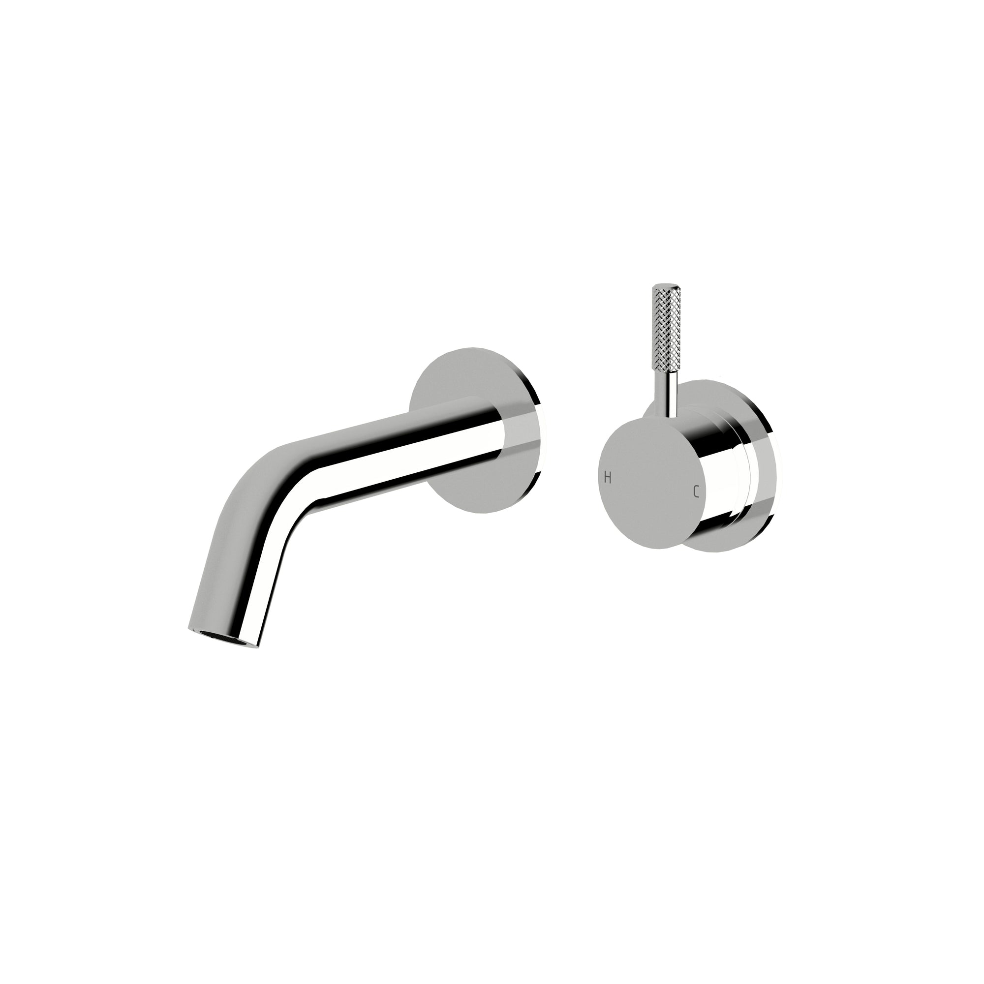 Sussex Virgo Wall Basin/Bath Mixer Outlet System 150mm - Knurl