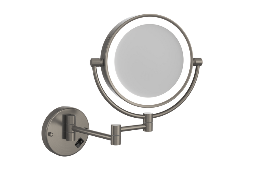 1 & 5x Magnification LED Shaving Mirror with Concealed Wiring