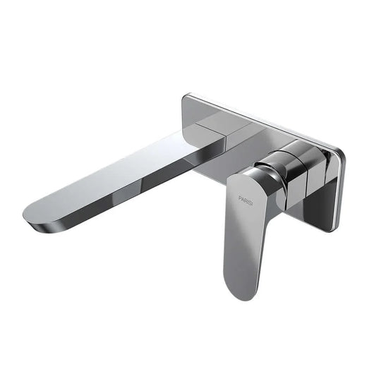 Loom Wall Mixer with 180mm Spout on Backplate