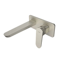 Loom Wall Mixer with 180mm Spout on Backplate
