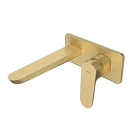 Loom Wall Mixer with 180mm Spout on Backplate